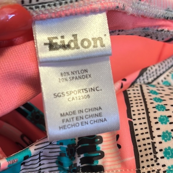 Last chance…Eidon Bikini Swimsuit Pink High Neck Tankini Tank S Small New - Picture 4 of 4